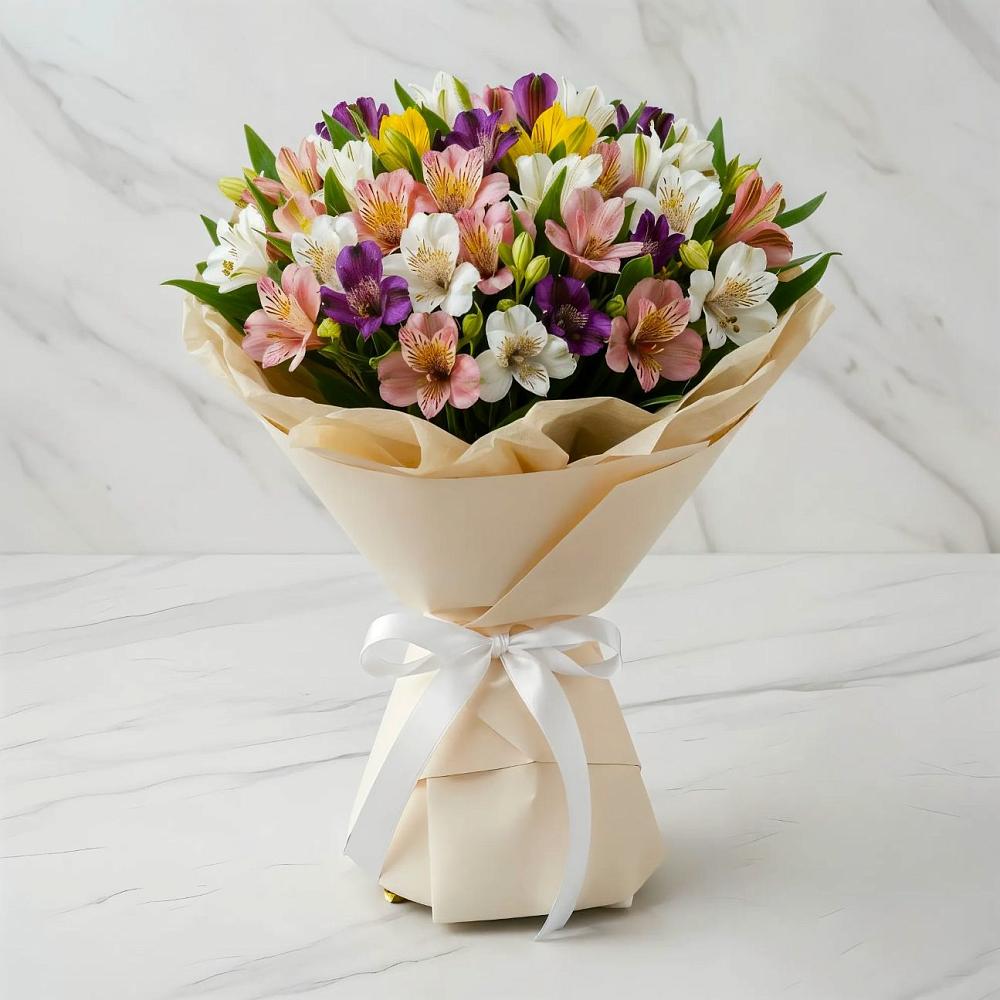 Букет цветов из: Альстромерии в Сафоново