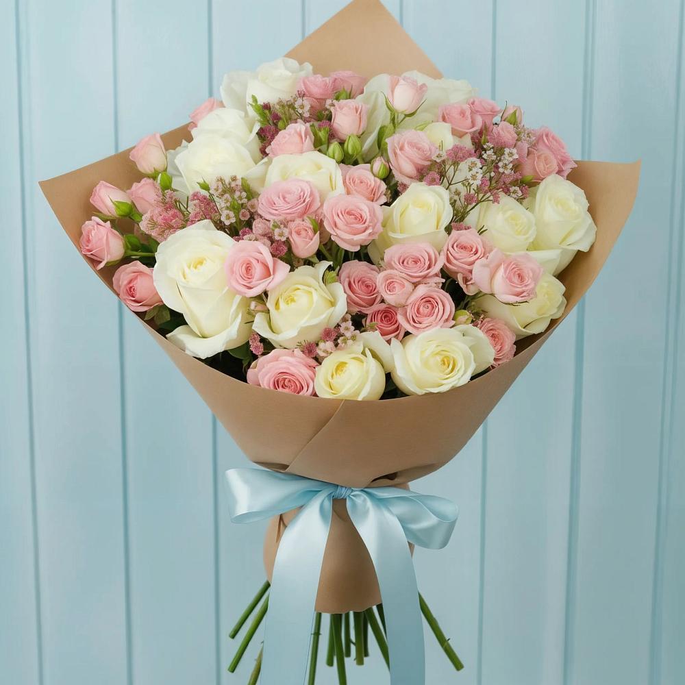 Букет цветов из: Розы в Сафоново
