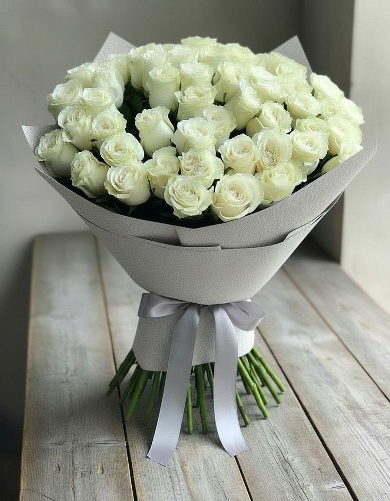 Букет 35 Белых роз в Сафоново