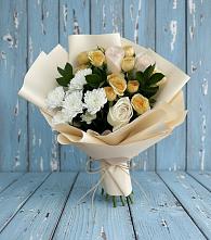 Букет цветов из:  Розы и Хризантемы #REPLACE_PRED# Сафоново