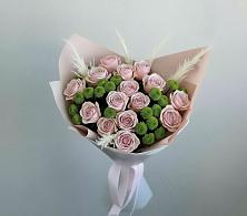 Букет цветов из:  Розы и Хризантемы в Сафоново