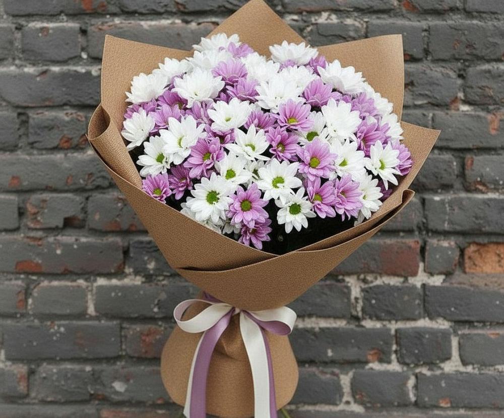 Букет цветов из: Хризантемы в Сафоново