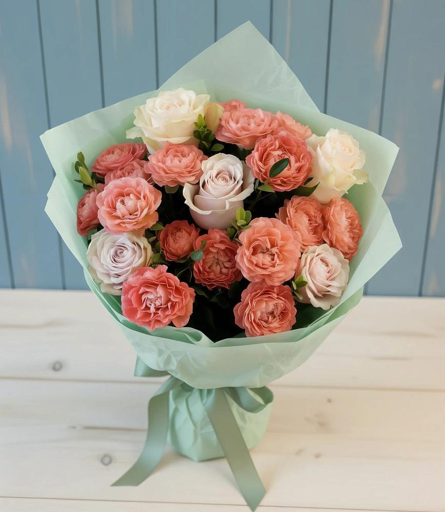 Букет цветов из: Розы в Сафоново