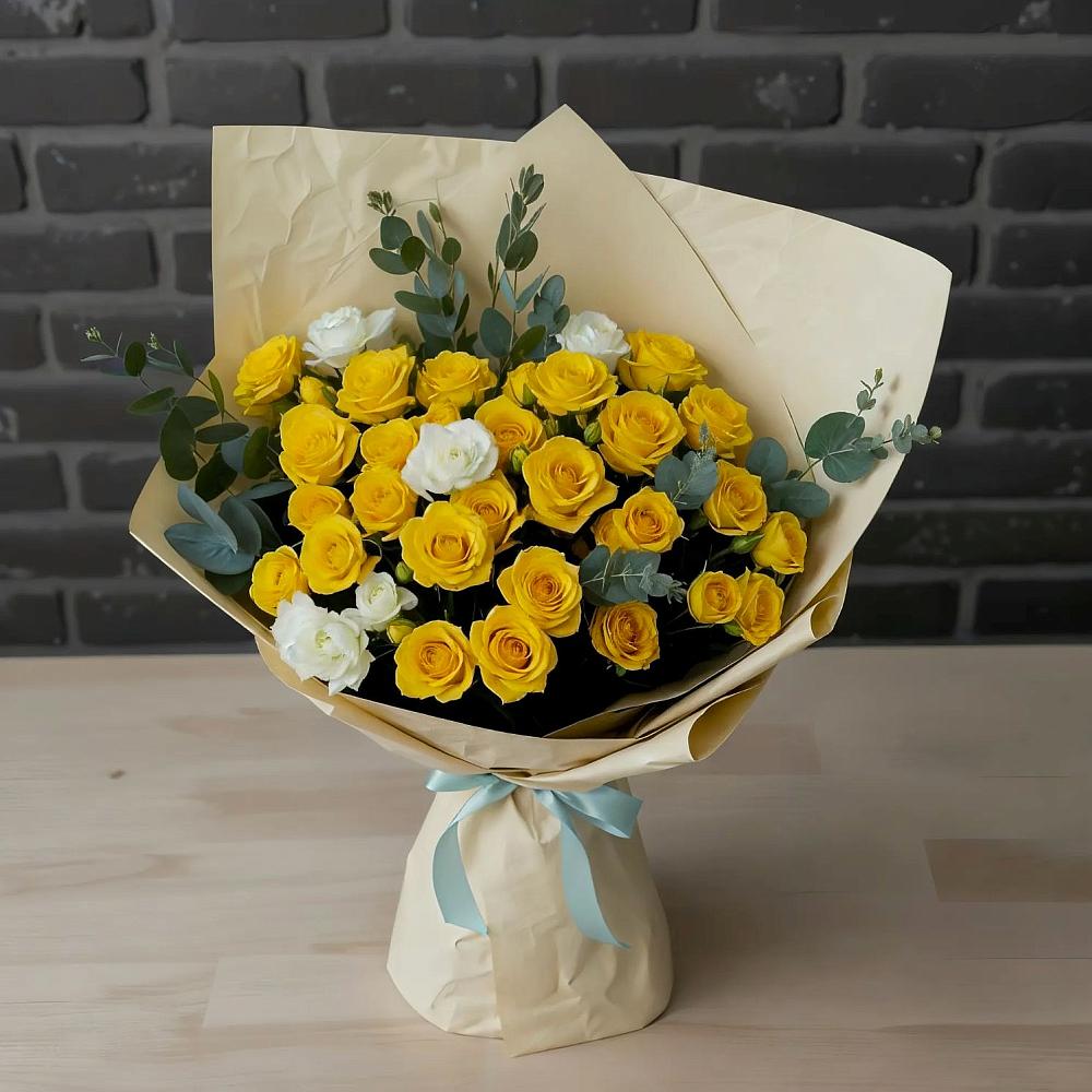 Букет цветов из: Розы в Сафоново