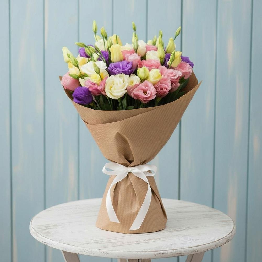 Букет цветов из: Лизиантусы в Сафоново