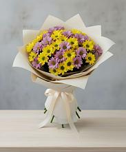 Букет цветов из:  Хризантемы #REPLACE_PRED# Сафоново
