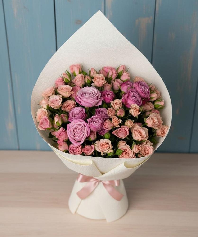 Букет цветов из: Розы в Сафоново