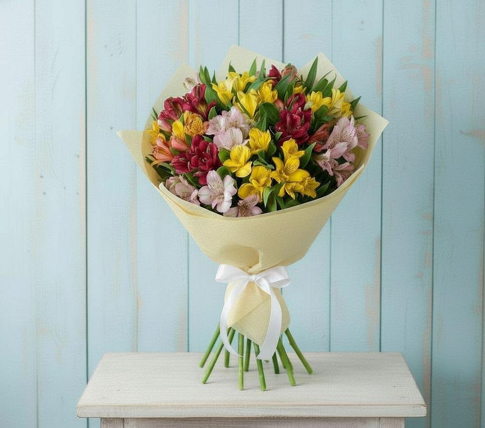 Букет цветов из: Альстромерии в Сафоново