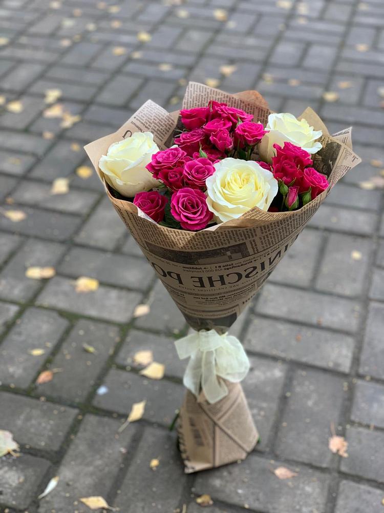 Букет цветов из: Розы в Сафоново