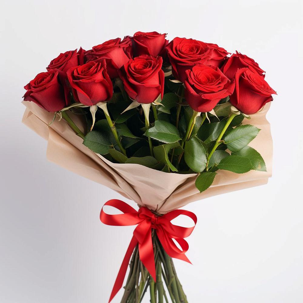 Букет 11 Красных роз Эдлесс Лав в Сафоново