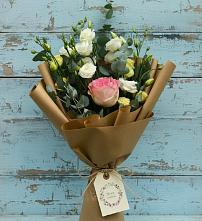 Букет цветов из:  Розы и Лизиантусы #REPLACE_PRED# Сафоново