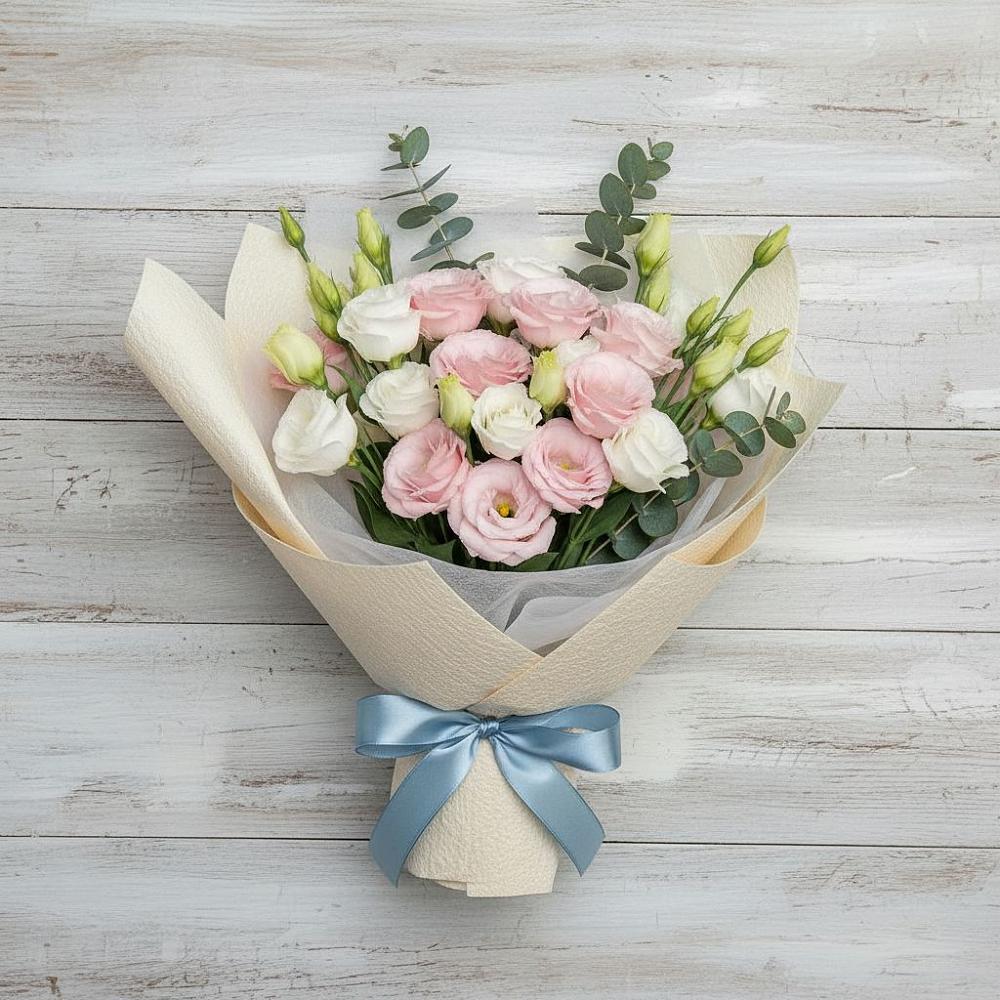 Букет цветов из: Лизиантусы в Сафоново